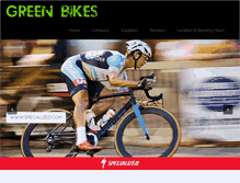 Tablet Screenshot of greenbikes-store.com